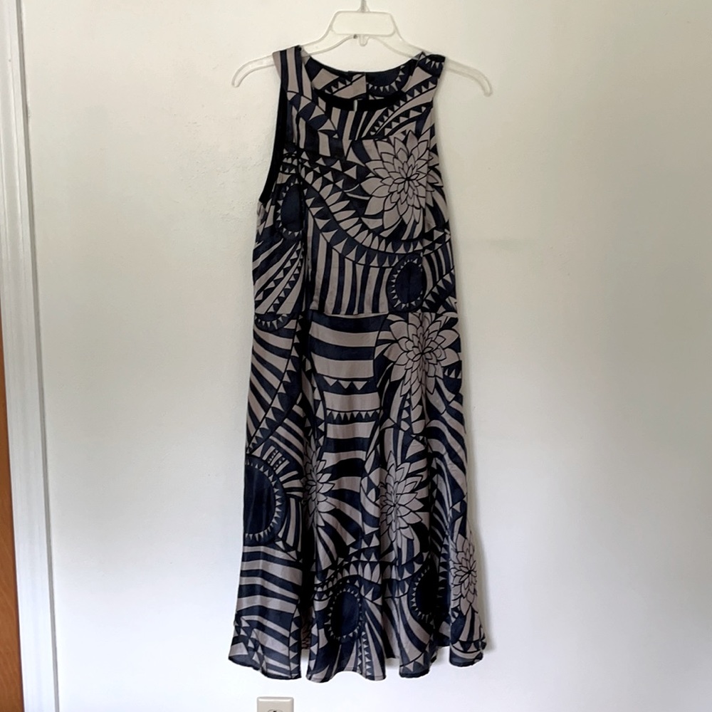 Caroll Silk Abstract Dress Size 42EU or 10US - Picture 3 of 8